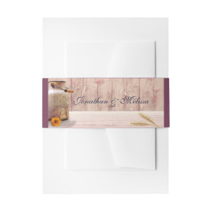 Rustikale Milch kann Hochzeit Einladungsbanderole