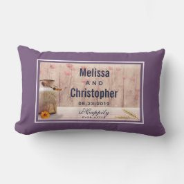 Rustikale Milch kann Hochzeit Lendenkissen