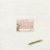 Rustikale Milch kann Hochzeit Post-it Klebezettel (Auf Schreibtisch)