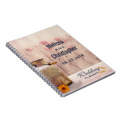 Rustikale Milch kann Hochzeitsplaner Notizblock (Rechte Seite)