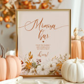 Rustikale Mimosa-Bar Poster