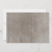 Rustikale Mini-Carnation-Bridal-Dusche Einladungen (Rückseite)