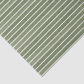 Rustikale Minimalistische grüne Streifen Seidenpapier (Detail)