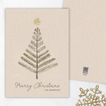 Rustikale Minimalistische Handgezeichnete Bäume We