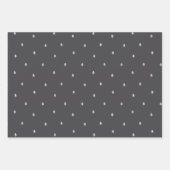 Rustikale Minimalistische skandinavische Pinienbäu Geschenkpapier Set (Vorderseite)