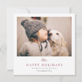 Rustikale Minimalistische Weihnachten (Vorderseite)