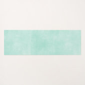 Rustikale Minze & Yellow Boho Geo Moderne Personal Yogamatte (Rückseite (Horizontal))