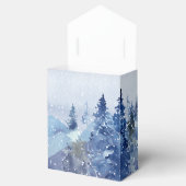 Rustikale Mistral Pine Forest Gastgeschenk Hochzei Geschenkschachtel (Geöffnet)