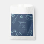 Rustikale, moderne Babydusche Geschenktütchen (Vorderseite)