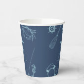 Rustikale, moderne Babydusche Pappbecher (Links)