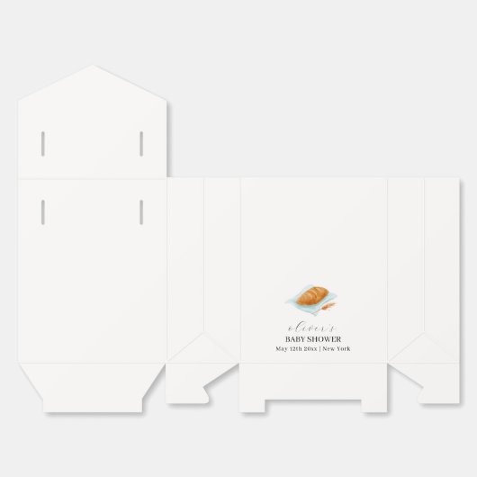 Rustikale, moderne Backbude in der Oven Babydusche Geschenkschachtel (Ungefaltet)