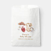 Rustikale moderne Boho Western Cowboy Babydusche Geschenktütchen (Vorderseite)