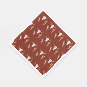 Rustikale moderne Cowboy Cactus Beer Boy Baby Show Serviette (Ecke)