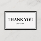 Rustikale Moderne Gebirgslandschaft Danke Karte (Vorderseite)