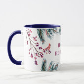 Rustikale moderne Happy Holidays Kiefernstrassen u Tasse (Links)