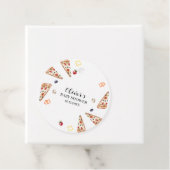 Rustikale moderne italienische Slice Pizza Baby Du Geschenkanhänger (Beispiel)