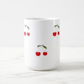 Rustikale moderne Kirschmuster-Wasserflasche Kaffeetasse (Mittel)