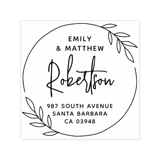 Rustikale moderne Kleider Verheirateten Paar Rücks Permastempel (Design)