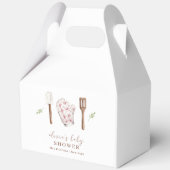 Rustikale moderne Koch Küche Stuff Babydusche Geschenkschachtel (Vorderseite)