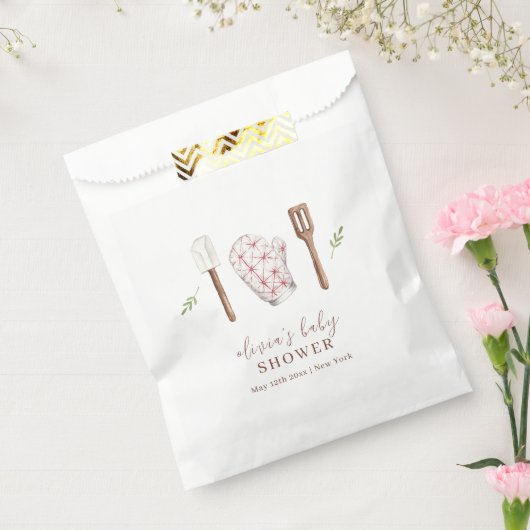 Rustikale moderne Koch Küche Stuff Babydusche Geschenktütchen (Versiegelt)