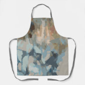 Rustikale, moderne Naturfarben Bio Formen Schürze (Vorderseite)