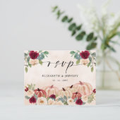 Rustikale moderne Pumpkins Country Fall UAWG Postkarte (Stehend Vorderseite)