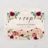 Rustikale moderne Pumpkins Country Fall UAWG Postkarte (Vorne/Hinten)