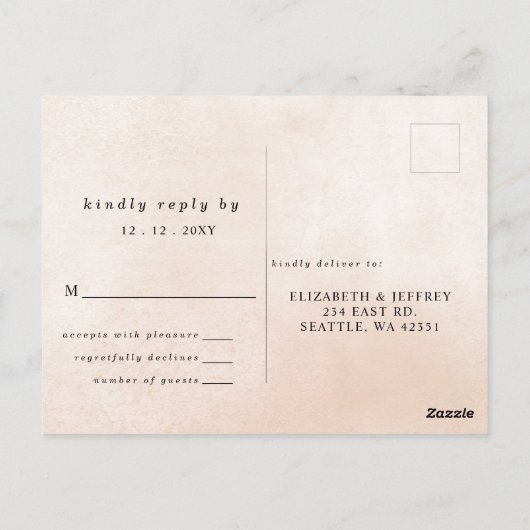 Rustikale moderne Pumpkins Country Fall UAWG Postkarte (Rückseite)