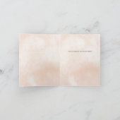 Rustikale moderne Pumpkins Land Fall Danke Karte (Innenseite)