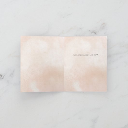 Rustikale moderne Pumpkins Land Fall Danke Karte (Innenseite)