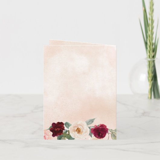 Rustikale moderne Pumpkins Land Fall Danke Karte (Rückseite)