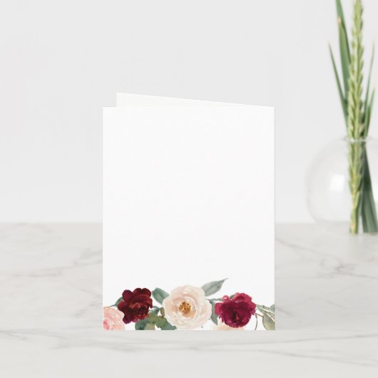 Rustikale moderne Pumpkins Land Fall Danke Karte (Rückseite)