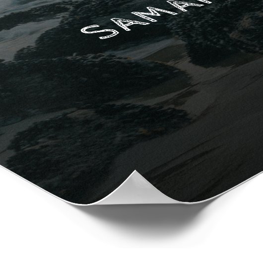 Rustikale Moderne sagte sie Ja Engagement Partei u Poster (Ecke)