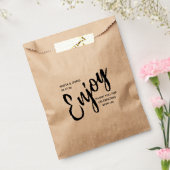 Rustikale moderne Schrift Vielen Dank für Ihre Hoc Geschenktütchen (Versiegelt)