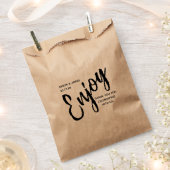 Rustikale moderne Schrift Vielen Dank für Ihre Hoc Geschenktütchen (Ausgeschnitten)