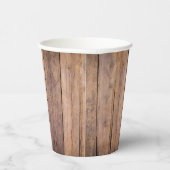 Rustikale moderne Sonnenblumenspülung Babydusche Pappbecher (Rechts)