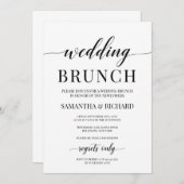 Rustikale, moderne Typografie Einladung (Vorne/Hinten)