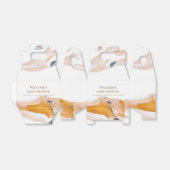 Rustikale moderne Wasserfarben Abstrakte Babydusch Geschenkschachtel (Ungefaltet)