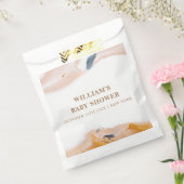 Rustikale moderne Wasserfarben Abstrakte Babydusch Geschenktütchen (Versiegelt)