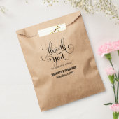 Rustikale Moderne wir machen Script Gastgeschenk H Geschenktütchen (Versiegelt)