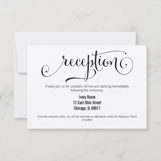 Rustikale Moderne wir machen Script Hochzeitskarte Einladung (Vorderseite)