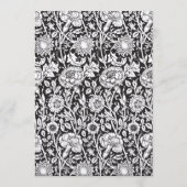 Rustikale Moderne wir machen Script Wedding Menu C Menükarte (Rückseite)