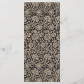 Rustikale Moderne wir machen Script Wedding Menu C Menükarte (Rückseite)