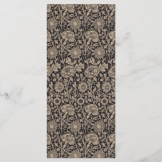 Rustikale Moderne wir machen Script Wedding Menu C Menükarte (Rückseite)