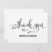 Rustikale Moderne wir machen SkriptWedding Danke K Einladung (Vorne/Hinten)