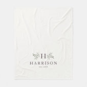 Rustikale Mono-Decke Fleecedecke (Vorderseite)