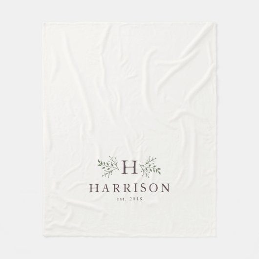 Rustikale Mono-Decke Fleecedecke (Vorderseite)