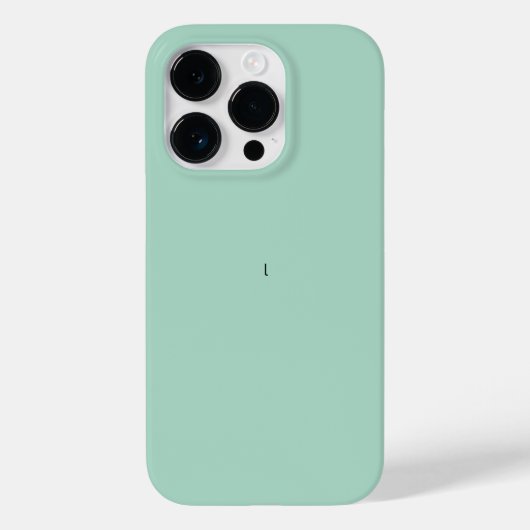 Rustikale Monogramm Blau Aquamarin Case-Mate iPhone Hülle (Rückseite)