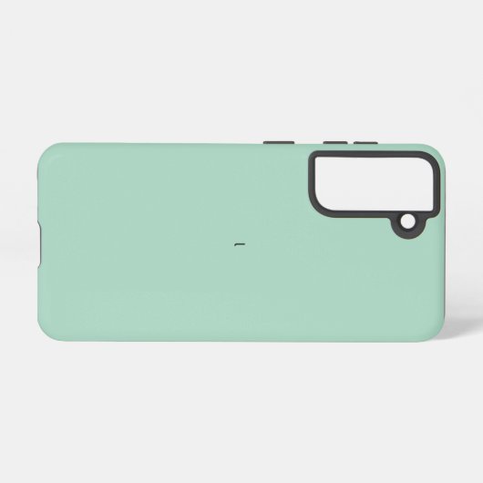 Rustikale Monogramm Blau Aquamarin Samsung Galaxy Hülle (Rückseite (Horizontal))