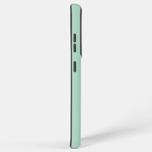 Rustikale Monogramm Blau Aquamarin Samsung Galaxy Hülle (Rechte Seite)